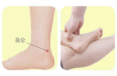 按摩昆侖穴的好處