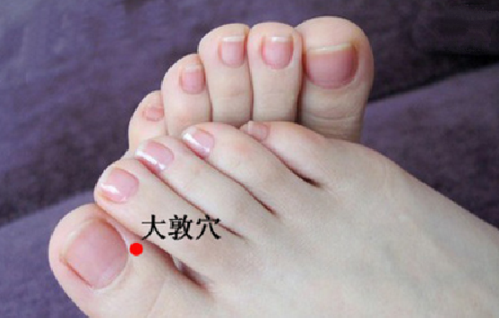 大敦穴的配伍應(yīng)用