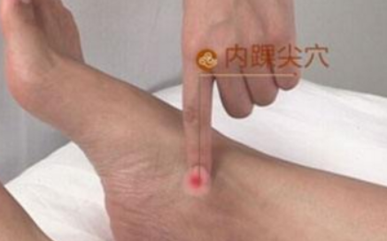 內(nèi)踝尖穴