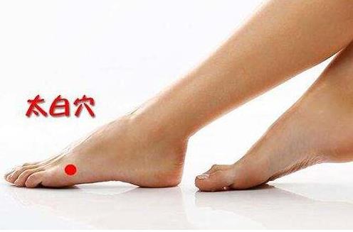 按摩太白穴可健脾！