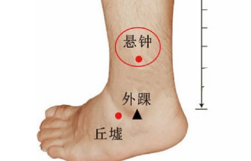 懸鐘穴的取穴方法