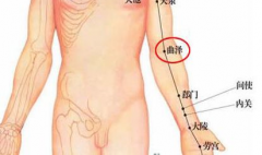 按摩曲澤穴可以治療急性胃腸炎、中暑等病癥！