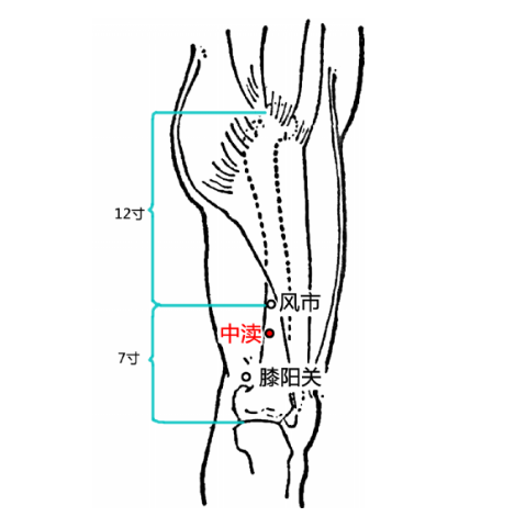 按摩中瀆穴可緩解膽囊炎
