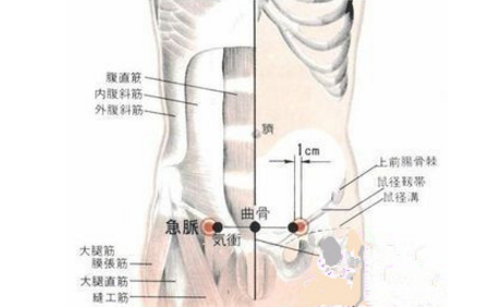 按摩急脈穴的好處