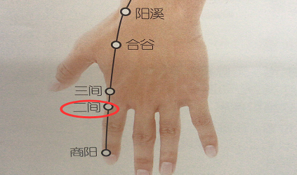 按摩二間穴的好處