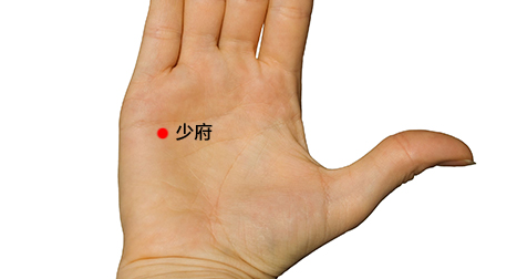 少府穴圖片