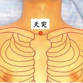 天突穴穴位位置及其配伍應(yīng)用！