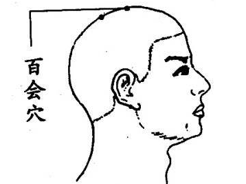 百會(huì)穴的圖片