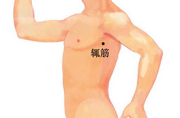輒筋穴的位置