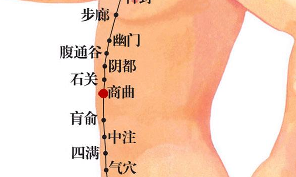 商曲穴準確位置