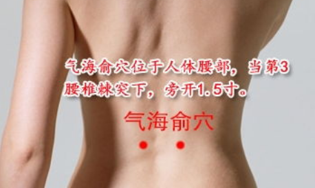 氣海俞穴的圖片